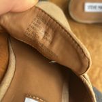 Steve Madden  Mules size 5.5 beige with a gold buckle Photo 3