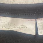 RD Style  Black Knot Detail T Shirt Dress Sz M Photo 4