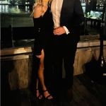 Katie May ‎  MOJAVE Single Long Sleeve Gown black XS Photo 3