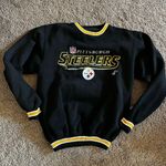 Vintage Logo Athletic Steelers Crewneck Sweatshirt Black Size M Photo 0