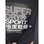 Superdry Sport Black Hoodies with Zip Pockets Size Medium Photo 5