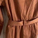 Vintage Together Terracotta Brown Long Sleeve Dress with pockets size 16 Photo 11