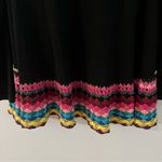 Double Zero  Ladies Sweater Crocheted Size L open front Photo 6