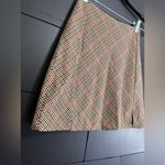 Brandy Melville  JOHN GALT Beige Plaid Mini Skirt Women’s One Size EUC Photo 1