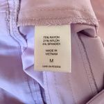 New York And Company  NWOT Lavender High Rise Pull On Tapered Ankle Pants Photo 8