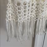 South Moon Under Abbeline Ivory Tassel Crochet Knit Dress Size XS Photo 6
