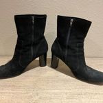 Unisa Black Suede Boots Booties - 3 inch heel - Zipper - Size 9.5 - 9 1/2 B Photo 7