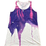 Nike Women's Purple, Pink, White Tie-Dye Racerback Tank Top Slim Fit M Photo 0