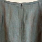 Lafayette 148 100% Linen Blue Straight Pencil Skirt Size 4 Photo 8
