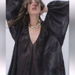 H&M  Black embroidered dress XS Photo 1