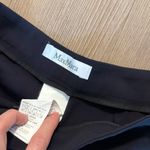 Max Mara  black crepe straight leg work pants Photo 4