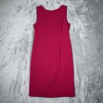 Clifford & Willis Dress Womens 6 Red Sheath Open Back Preppy Party Cocktails Size 10 Photo 2