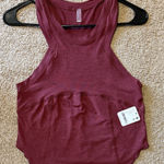 Free People Movement  Sleeveless Burgundy Top Photo 0