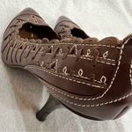 Naughty Monkey  Scalloped Faux Leather Pumps size 10 Photo 4