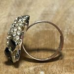 Hello Kitty  Rhinestone Black Bow Adjustable Ring Photo 10