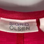 Sigrid Olsen  Women's Side Vent Pullover Tank Top Red pink Size Medium Photo 5