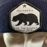 Rare California Republic Bear Knit Beanie Navy blue beanie, cool bear beanie Photo 1