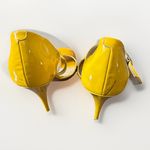 Jimmy Choo Yellow Patent Leather Peep Toe Mary Jane Heels Pumps EU 38.5 / US 8.5 Photo 10