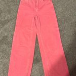 Gap Pink High Rise Wide Leg Jeans Photo 0