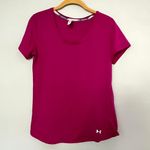 Under Armour Run Magenta Fitted Short Sleeve Workout Tshirt Photo 6