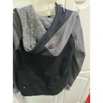 Lululemon Scuba Hoodie II Women’s Large Black Gray Rose Gold Zip Sweatshirt Photo 1