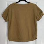 Madewell Brown (Re)sourced French Terry Sweatshirt Tee Photo 4
