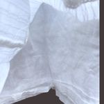 Joie NWT  Boho Ruffle Hem Sleeveless Dress White Size 2X Photo 7