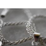 Source Unknown Elegant 925 Sterling Silver CZ Cross Dainty Rope Chain 15"(3" Extension)Necklace Photo 4