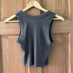 Brandy Melville  Women's Teen Girl One Size Brown Sleeveless Ribbed Top Photo 2
