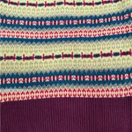 Urban Outfitters Women's Fair Isle Sweater Vest Multicolor Size S Gold accents Photo 5