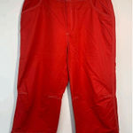 Nike 20" Inseam Red Crop Pant Photo 0