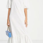 Pretty Lavish White Maxi Dress Vera organic cotton revolve casual fall formal Photo 0