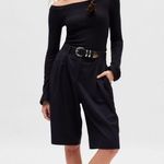 BDG Urban Outfitters Stella Boatneck Waffle Knit Tee SMALL Photo 3