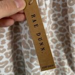 Rae Dunn NWT  Animal Print Cream White Crew Neck Sweatshirt Football Mom 1X Photo 3