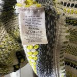 Anthropologie  Moth Women's Open Front Cardigan Sweater Cream Yellow Gray Small Photo 4