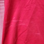 Denim & Co Medium Cardinal Essentials Set of Striped Tank and Solid Top A692018 Red Photo 5