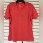 Under Armour  Wounded Warrior Womens Pink Loose Heat Gear Tech Top - Large - VGUC Photo 1