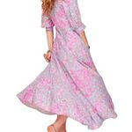 Jen's Pirate Booty Jen’s Pirate Booty “Garden Party Medellin” maxi dress in watermelon color way Photo 1