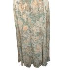 Aakaa Floral Cross-Back Maxi Dress Size M • Thin Straps • Pale Colors NWT Photo 5