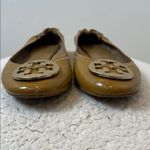 Tory Burch Women's gold Brown Loafers with Gold Logo size 8-8.5. Photo 2