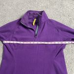 Cabela's Cabela’s Women’s Purple Fleece Quarter Zip Pull Over Size Medium Photo 5