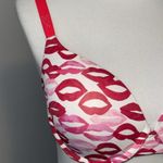 Victoria's Secret Lipstick Kiss T-Shirt Push Up Full Coverage Bra 34D Photo 1