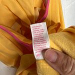 Victoria's Secret Women's Love Racerback Pajama Cotton Yellow Pink Size Medium Photo 5