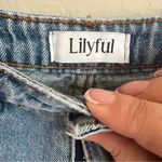 Lilyful Multi Denim High Rise Raw Hem Denim Jeans Photo 2