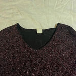 MSK Pink Sparkly Flare Arm Long Sleeve Medium Photo 1