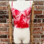 SheIn Tie dyed neon crop top with lace accents / 1X / Excellent condition Photo 4