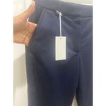 COS NWT  Wool Blend Navy Blue Straight Leg Trouser Sz 4 Photo 4