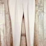 Cato Contemporary Size 2 Cream Front Pleated Dress Pants Back Buttoned P… Photo 0