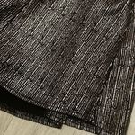 Stella Luce  shimmer gold black fit flare dress large Photo 1