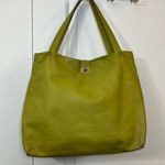 Kate Spade REHAB Lime Green Soft Leather Tote Handbag Photo 0